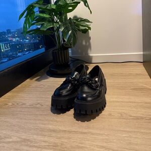 H&M Black Chunky Loafers